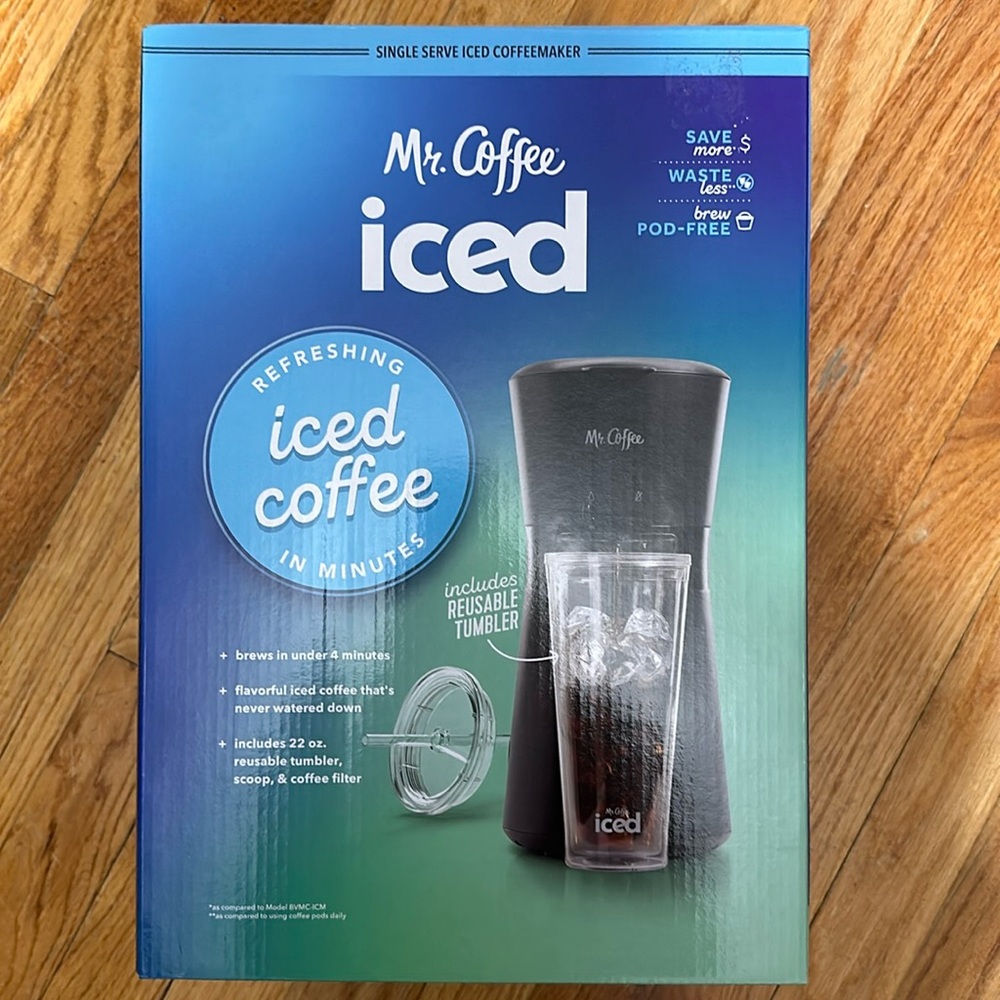 brand new mr. coffee iced coffeemaker